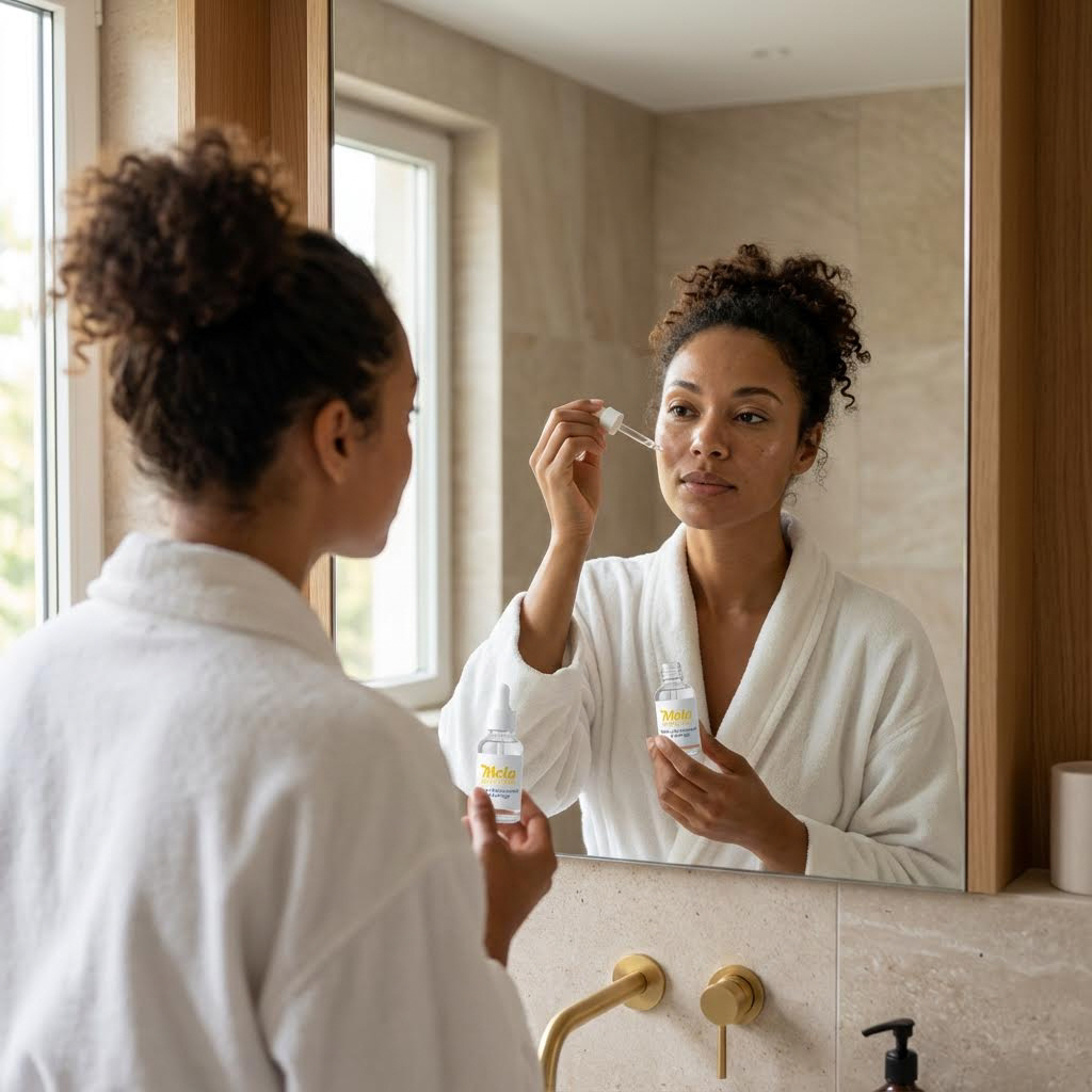 Sérum éclaircissant & anti-âge – Peaux noires et mates